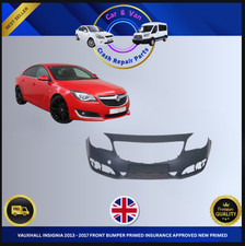 VAUXHALL INSIGNIA 2013 - 2017 FRONT BUMPER PRIMED INSURANCE APPROVED NEW PRIMED