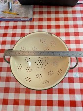 Vintage Enamel Colander