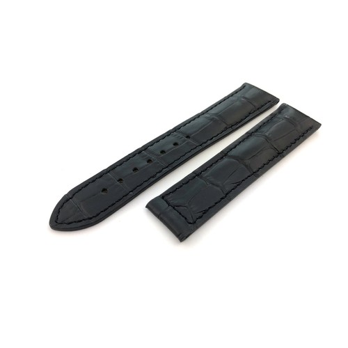 Black croco leather - croco, strap