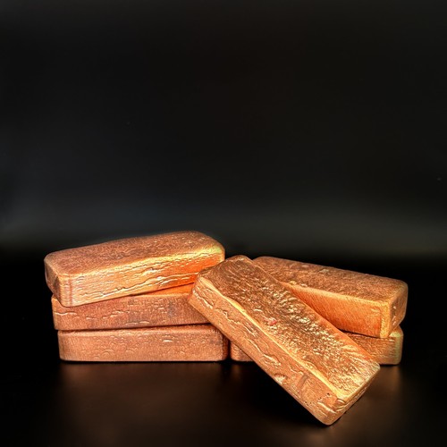 Pure copper ingots bar - pure,