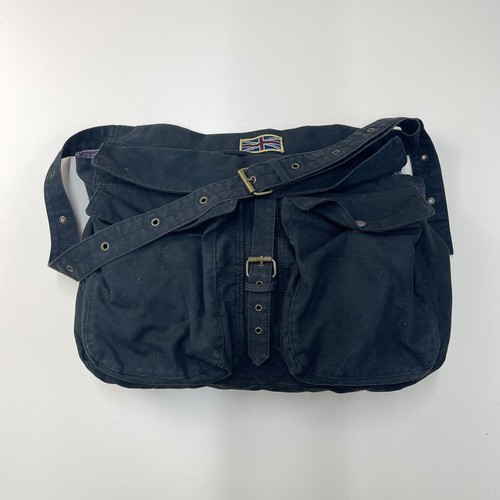 Barbour messenger bag black - barbour,