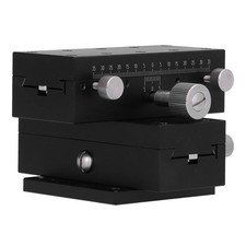 Sliding Stage Manual FineTuning Dovetail Guide Gear Rotating Translation Table