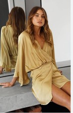 All Things Golden The Lush Kimono Dress Size S