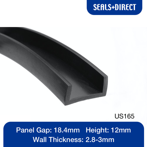 Rubber square channel - rubber,