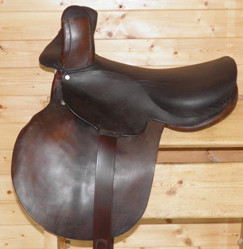 Antique brown english leather - antique,