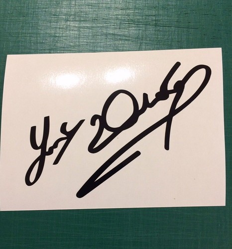 Joey dunlop autograph black - dunlop,
