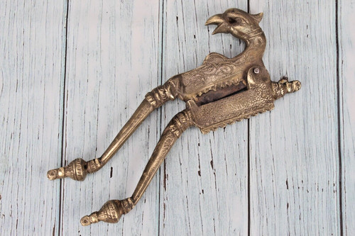 Vintage brass peacock - vintage,