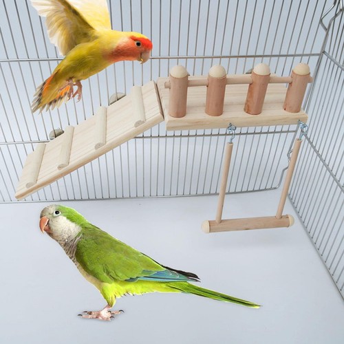 Bird wooden play - play, stands