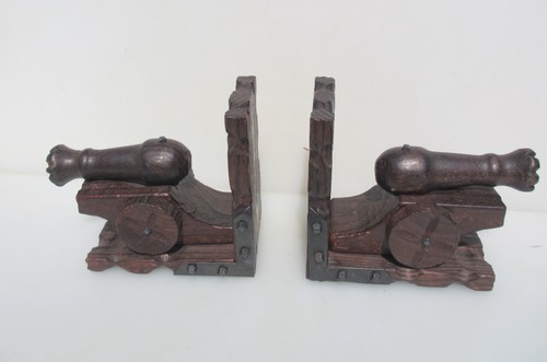 Vintage pair wooden - of,