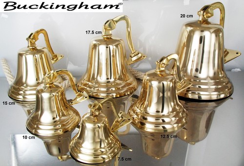 Solid brass ship bell pub - solid, bell,