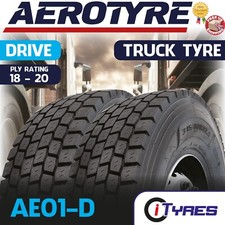 X2 295 80 22.5 AEROTYRE AE01-D HIGH MILEAGE 18PLY TRUCK,LORRY,HGV DRIVE TYRES