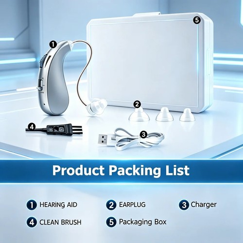 Rechargeable digital hearing - digital,
