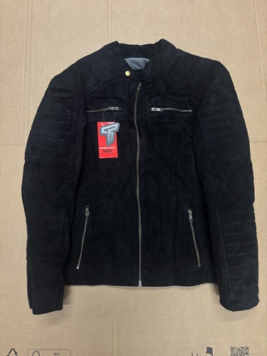 Mens suede casual - casual, biker