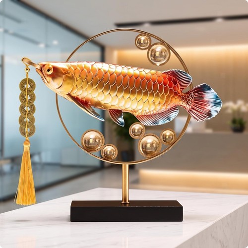 Arowana fish ornament feng - fish,