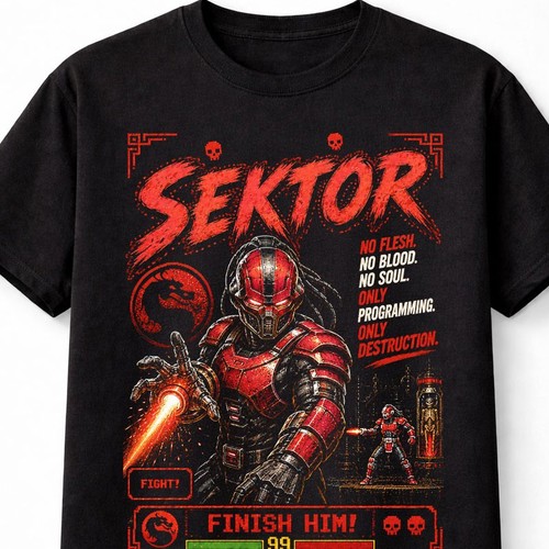 Sektor mortal kombat retro - kombat,