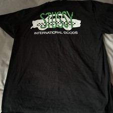 STUSSY - Taxi Black T Shirt Size XL