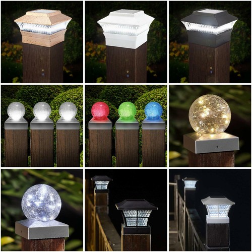 Solar powered led deck cap - deck,