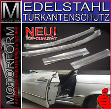 Mercedes SL SLC R107 W107 door edge protection stainless steel 280SL 350SL 500SL 450SLC new