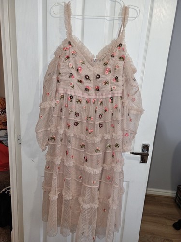 Needle thread midi dress - &,