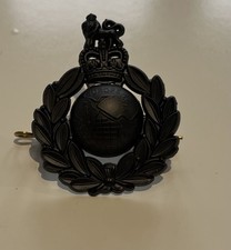 Royal Marines Black Cap Badge New Issue British Military