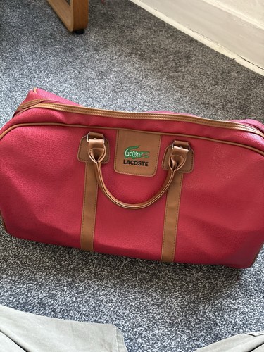 Lacoste vintage red brown - vintage, &
