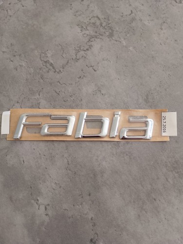 Genuine skoda fabia car badge - car,