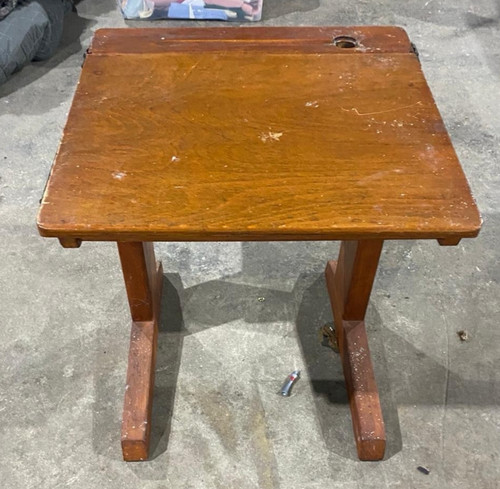Vintage child school desk - vintage,