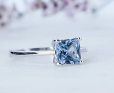 Princess Cut 2Ct Natural