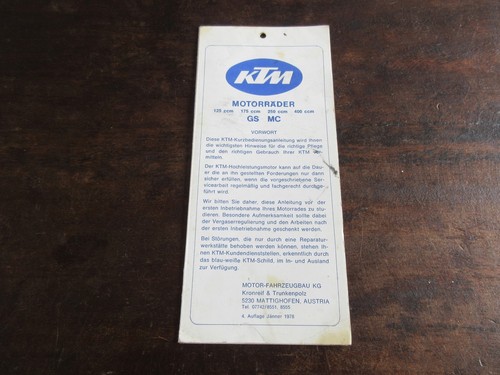 Ktm 125 175 250 - gs,