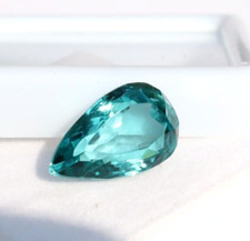 9.50 CT Best Lite Blue Aquamarine Natural Loose Certified Gemstone Pear Shape