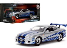 Jada 1:32 Fast & Furious Brian's Nissan Skyline GT-R (BNR-34) - silver 97184