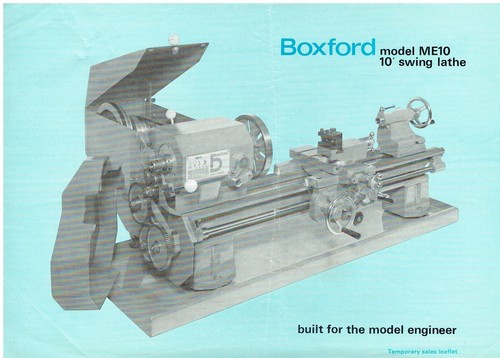 Boxford me10 swing - me10,