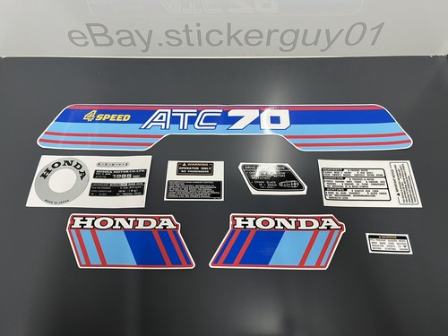 Honda atc70 1985 decals - honda,