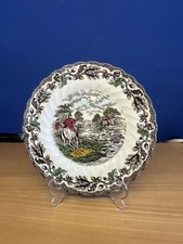 Myott Staffordshire Country Life Dinner Plate Hand Engraved Horse & Hounds Patt