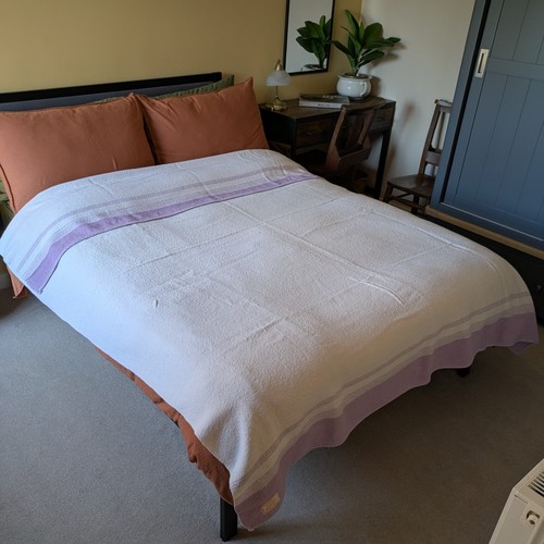 Vintage wool mix blanket - vintage,