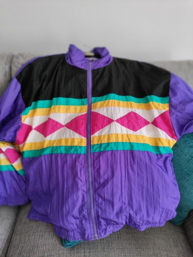 Vintage shell suit jacket size - vintage,