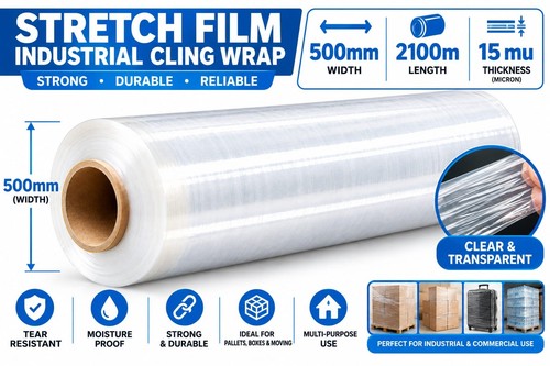 Machine pallet wrap clear 500 - clear,
