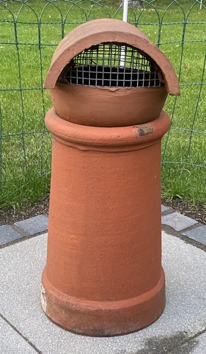 Clay chimney cowl bonnet with - clay,