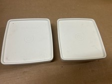 Vintage Tupperware 2 x Sandwich Box with Lids Retro Kitchenware (Free P+P)