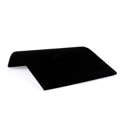 Black shape necklace - s-shape,