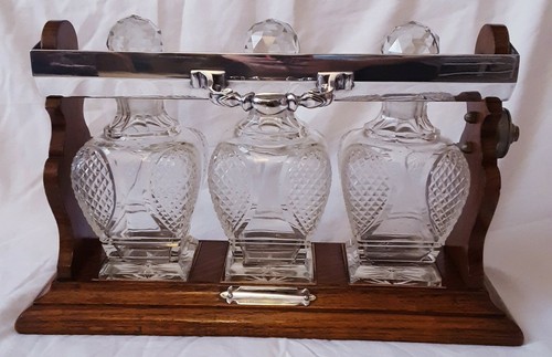 Antique tantalus oak wood - tantalus, 3