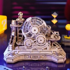 ROKR Pinball Model Gear Ball Challenge 3D Wooden Puzzle Model Kits DIY Man Gift