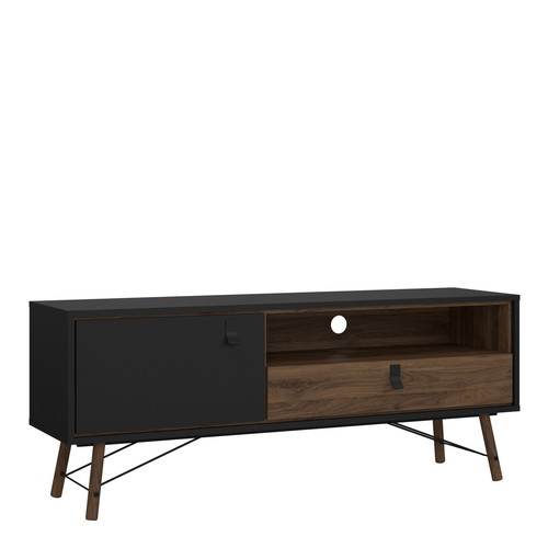 Matt black walnut unit - black,
