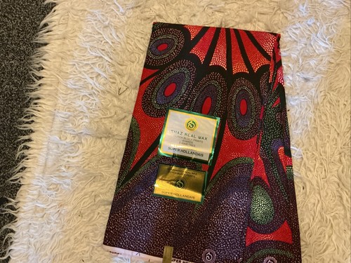 African polycotton wax print - african,
