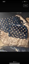 Cath Kidston 3-Piece Baby Changing Bag Set – Navy Polka Dot – Bag, Mat & Pouch