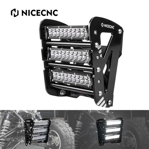 Nicecnc front bumper with led - front,