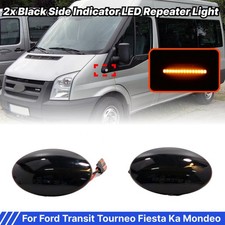 2x Dynamic Side Indicator LED Repeater Light For Ford Transit Tourneo MK6 MK7 Ka