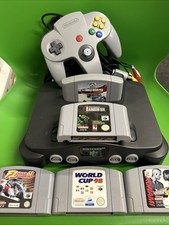 NINTENDO 64 CONSOLE + 5 GAMES