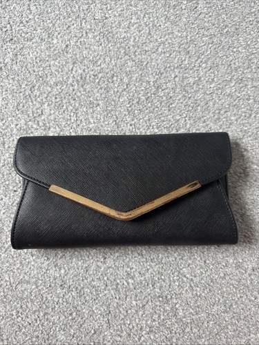 Black clutch bag - clutch,