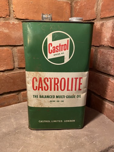 Vintage castrol oil - vintage, can